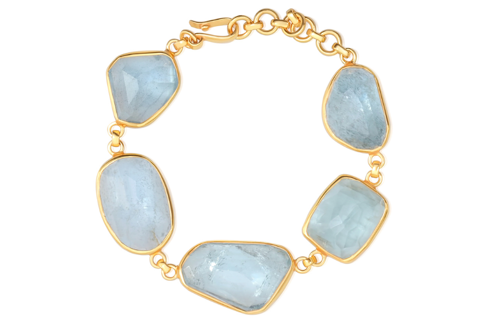 Pebble Aquamarine Bracelet