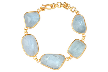 Pebble Aquamarine Bracelet