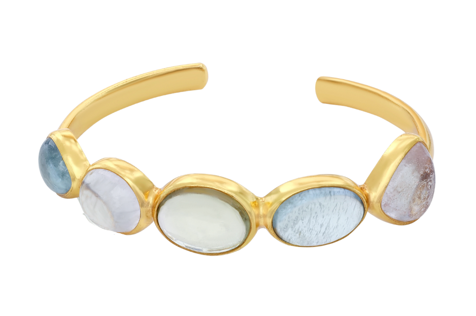 Audrey Multicolour Beryl Cuff Bracelet