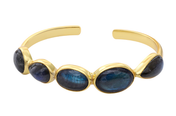 Audrey Labradorite Cuff Bracelet