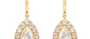 Ayesha 18k Gold Rose Cut Diamond Earrings 