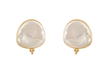 Baroque Pearl Stud Earrings