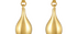 Beanie Fine Gold Earrings