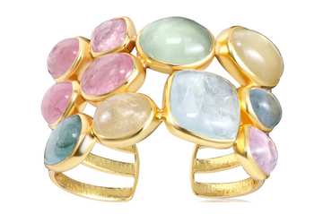Kelly Multicolour Beryl Cuff Bracelet