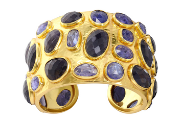 Bibi Iolite Bombe Cuff Bracelet