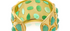 Bibi Chrysophase Bombe Cuff Bracelet