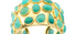Bibi Chrysophase Bombe Cuff Bracelet