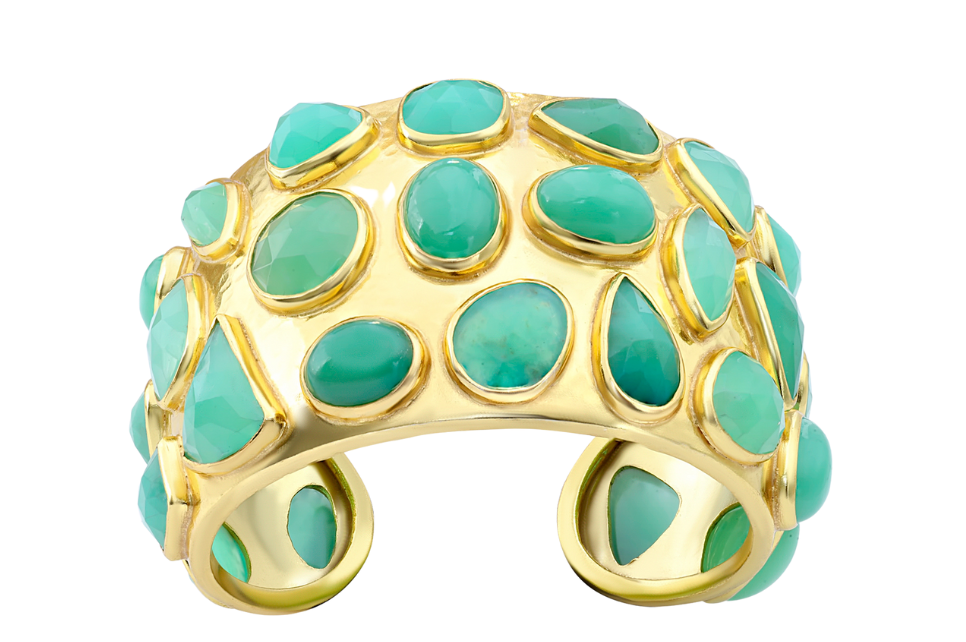 Bibi Chrysophase Bombe Cuff Bracelet