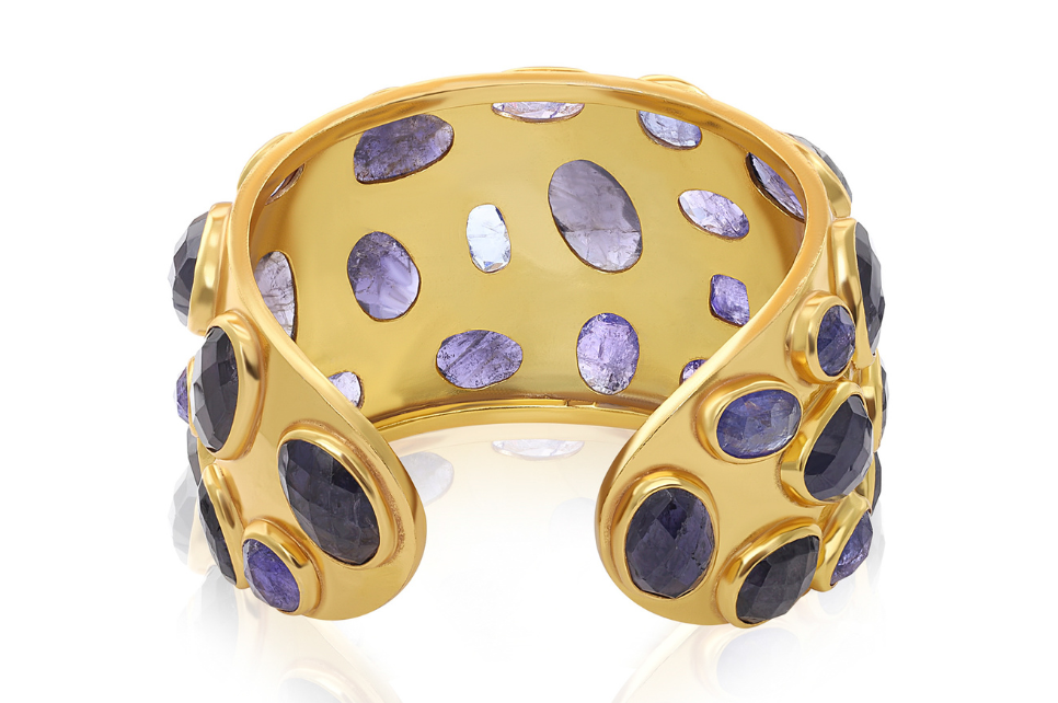 Bibi Iolite Bombe Cuff Bracelet