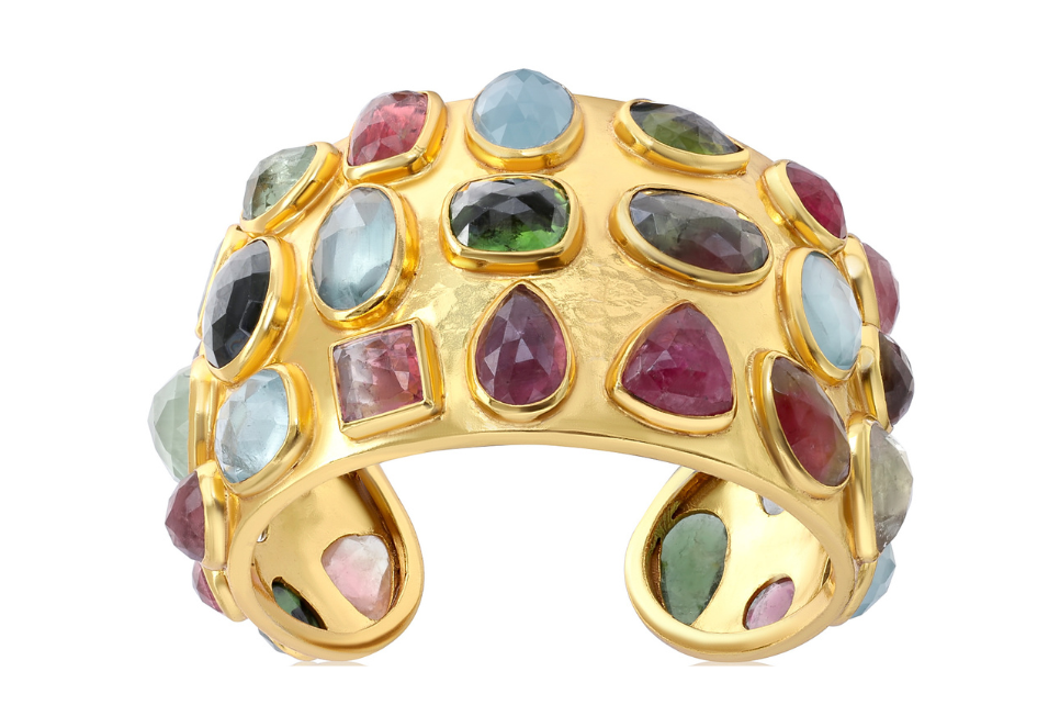 Bibi Tourmaline Bombe Cuff Bracelet