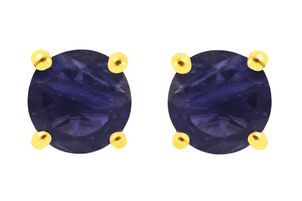 Candy Iolite Stud Earrings