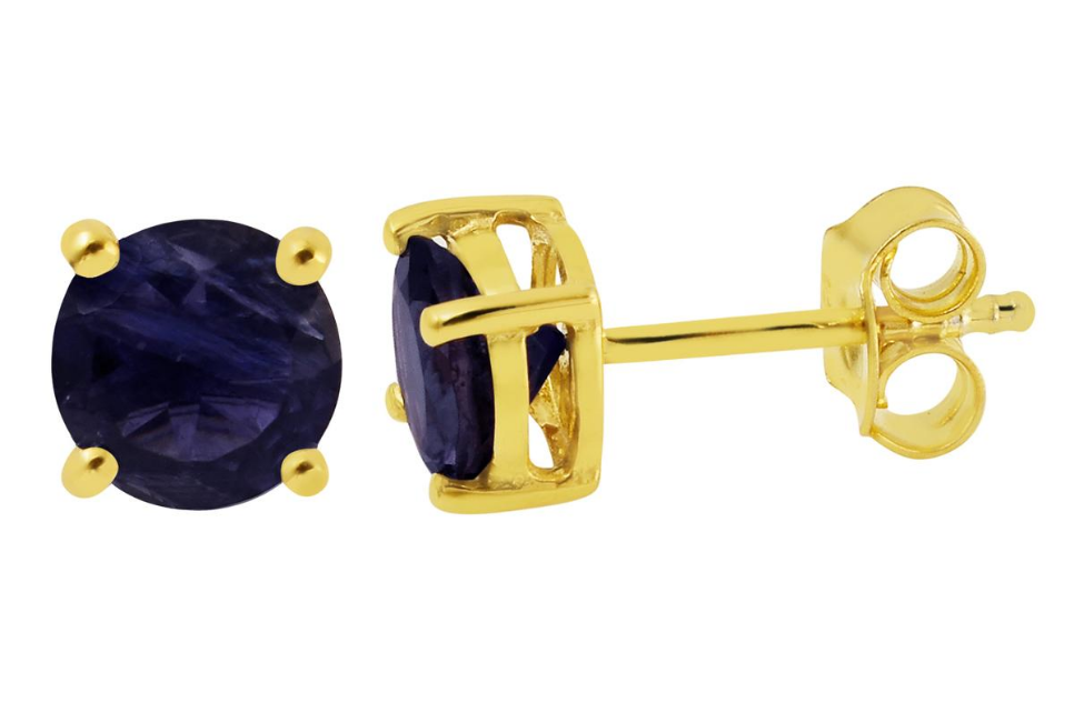 Candy Iolite Stud Earrings
