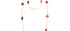 Carved Tourmaline Long Necklace