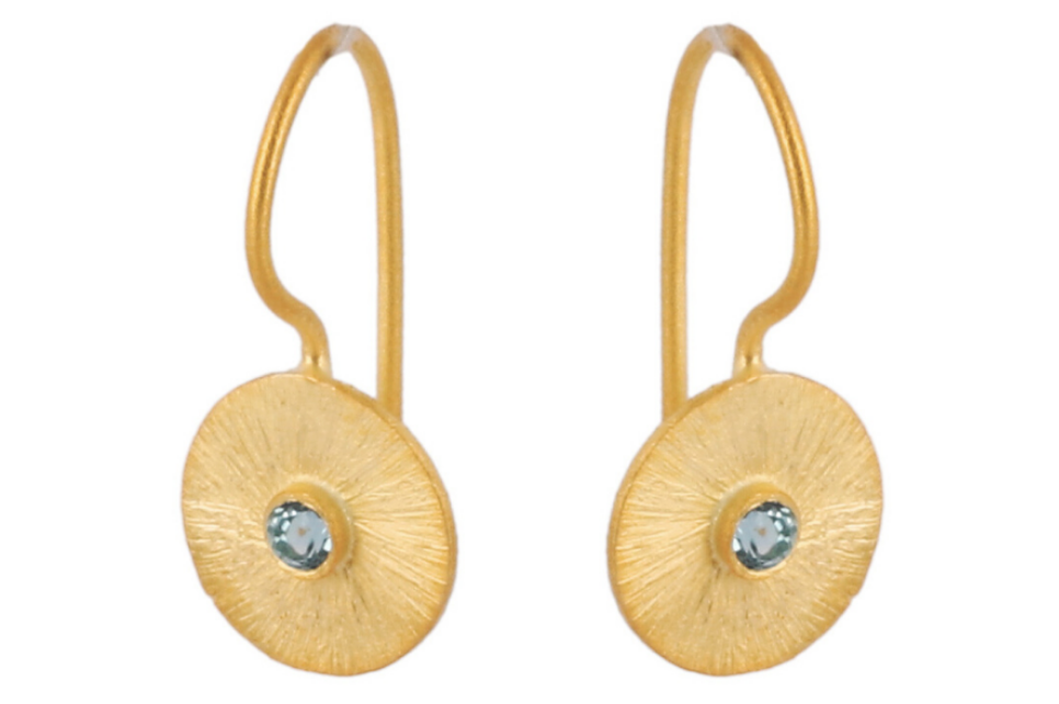 Cece Aquamarine Drop Earrings