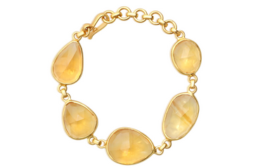 Pebble Citrine Bracelet