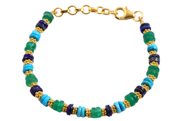 Cleopatra Turquoise & Lapis Lazuli Bracelet