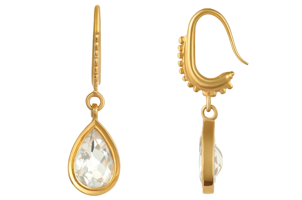 Udaipur Rock Crystal Earrings