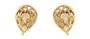 Delhi Diamond Slice Stud Earrings