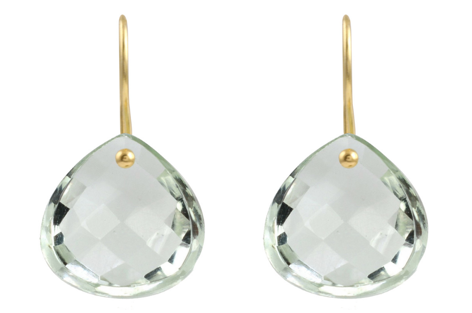 Elisa Green Amethyst Earrings