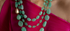 Fine Gold & Emerald Bead Necklace