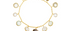 Felicity Gemstone Charm Bracelet