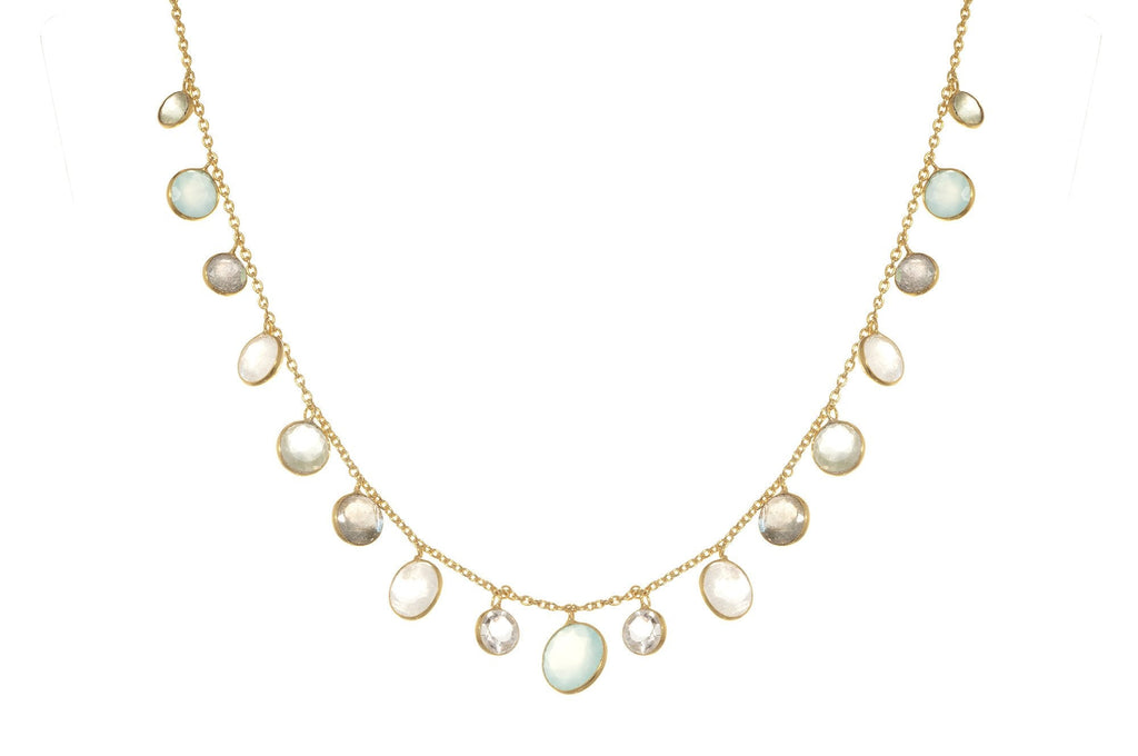 Felicity Gemstone Charm Necklace