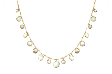 Felicity Gemstone Charm Necklace