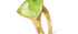 Peridot Textured Finish Ring