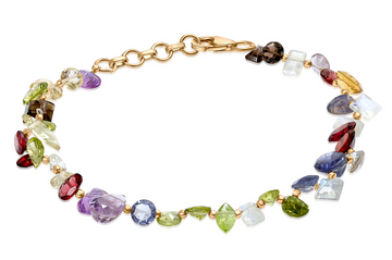 Greta Multi Coloured Gemstone Bracelet