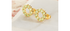 Halo Peridot Stud Earrings
