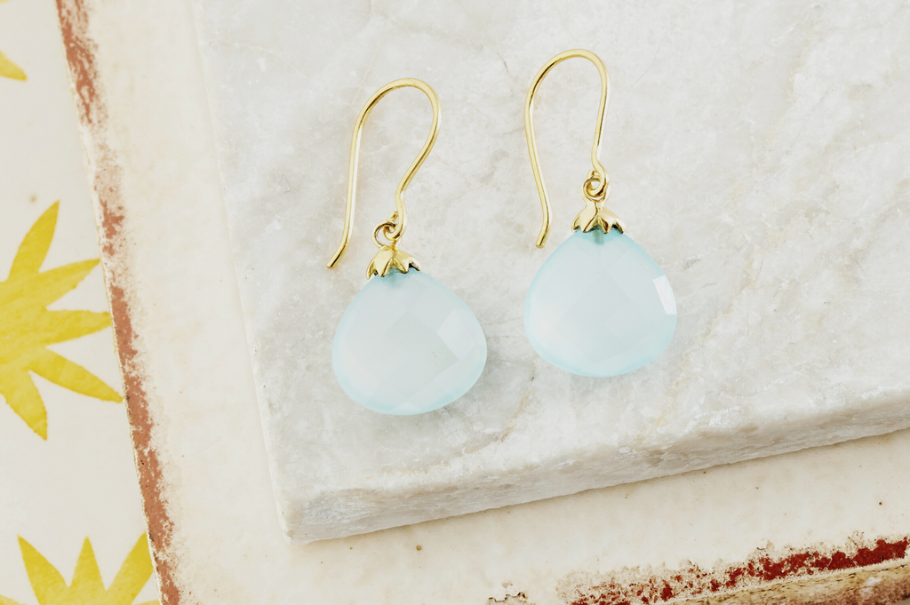 Hera Chalcedony Earrings