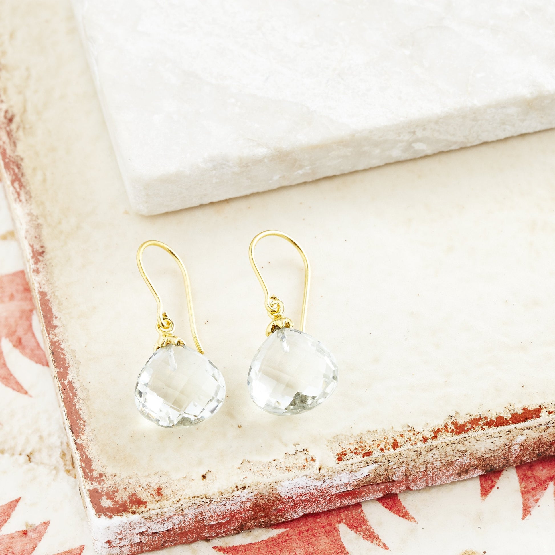 Hera Green Amethyst Earrings
