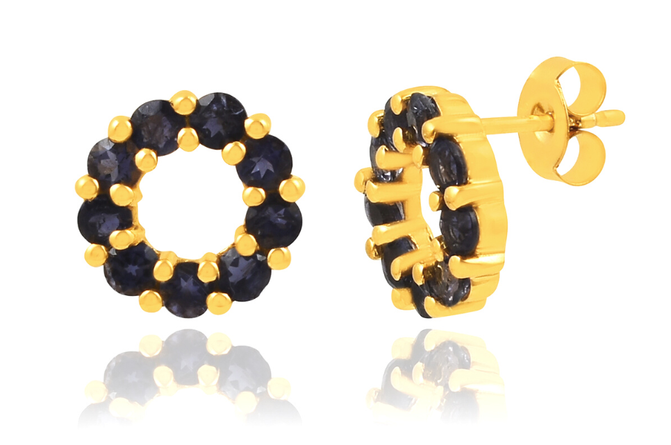 Gemstone Stud Earrings London