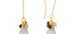 Iris Green Amethyst & Tourmaline Bead Earrings