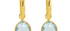 Ithaca Blue Topaz Hoops
