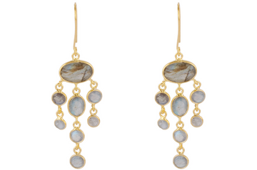 Jellyfish Labradorite Earrings