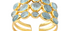 Kelly Aquamarine Cuff Bracelet