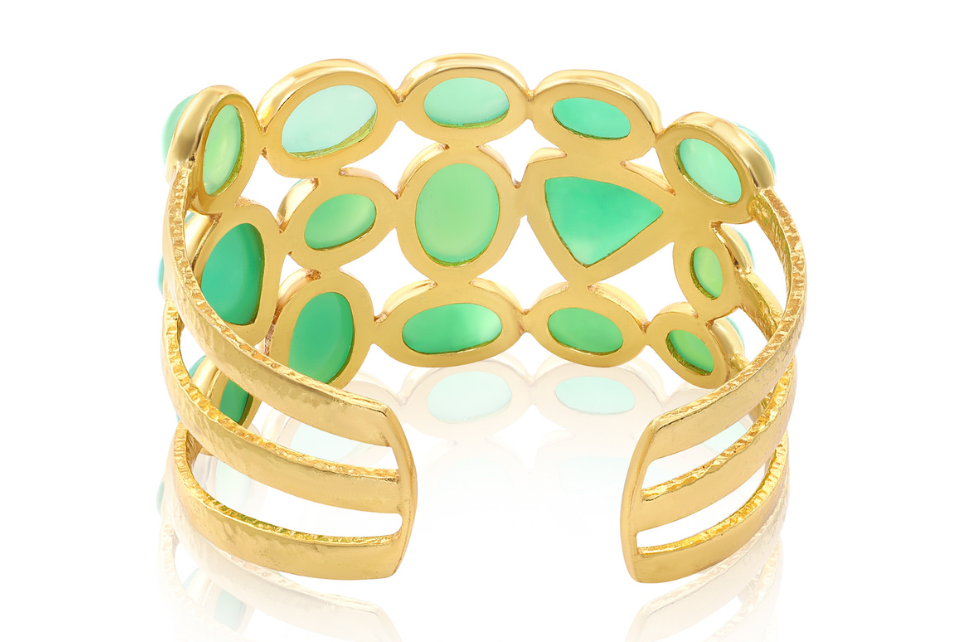 Kelly Chrysoprase Cuff Bracelet