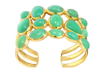 Kelly Chrysoprase Cuff Bracelet