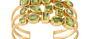 Kelly Peridot Cuff Bracelet