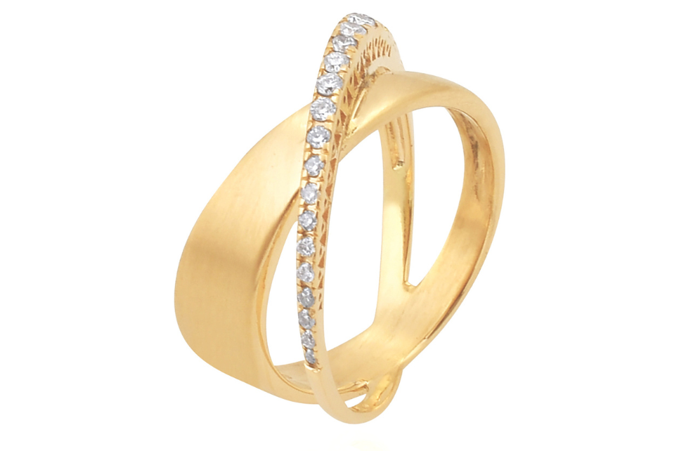 Kiss Kiss Fine Gold & Diamond Ring