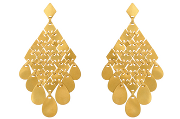 Kite Articulated Fine Gold Earrings
