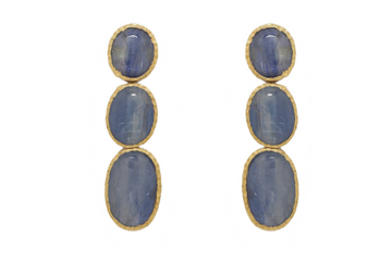 Kyanite Triple Drop Earrings