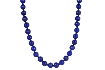 Lapis Lazuli Knotted Bead Necklace