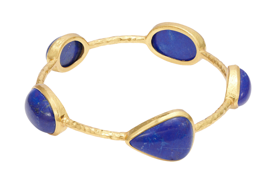 Pebble Lapis Lazuli Bangle