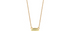 Lemon Quartz Cushion Cut Pendant Necklace