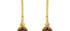 Luna Ruby Drop Earrings
