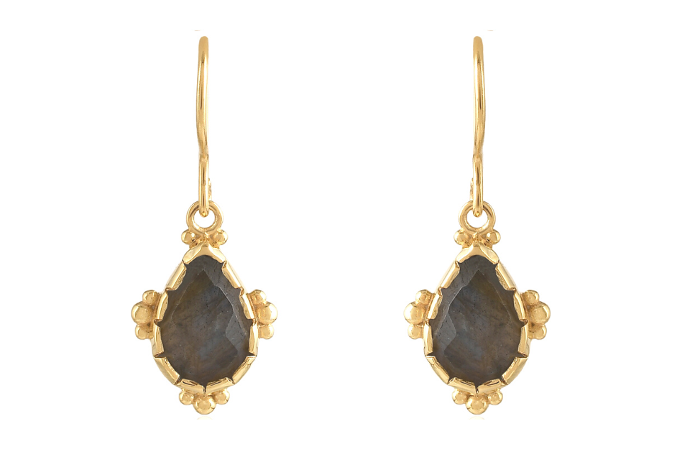 Lyra Labradorite Drop Earrrings