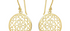 Gold Mandala Earrings