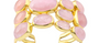 Kelly Morganite Cuff Bracelet